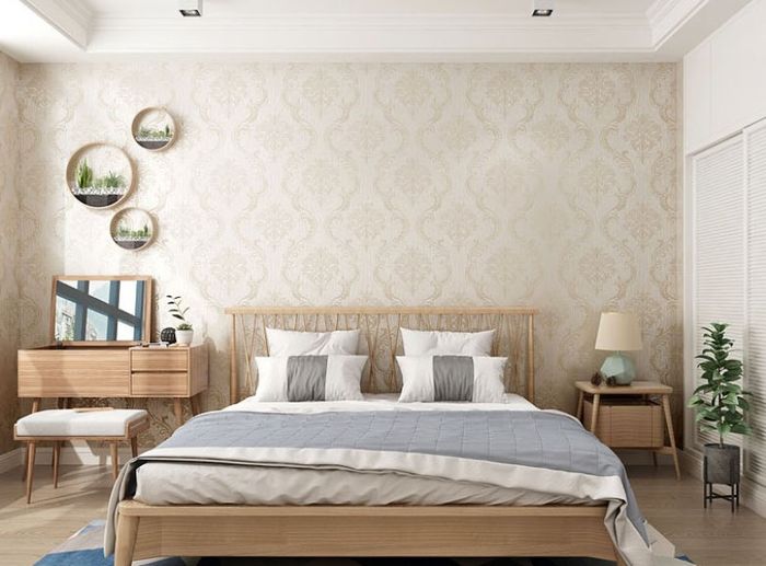 Hướng dẫn cách trang trí phòng ngủ bằng giấy dán tường